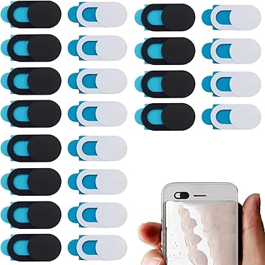 10 Fogli Adesivi Blackout Per Fotocamera - In PVC, Per Oscurare LED E Fotocamere Su Router, TV, Sveglie - Foto 8