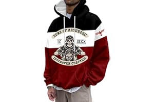 Rrongwn Deutschland Hoodie Deutscher Adler Druck Kapuzenpullover Sportlicher Sweatshirt Oversize Classic Hoody Langarm Pullover Passform Bequem Top