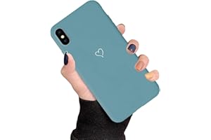 Ubeshine Hülle für iPhone XS, Hülle Case für iPhone XS Kreatives 3D Muster Schutzhülle Ultra dünn TPU Silikon Handyhülle Bumper für iPhone XS Chic Bling Herz Kratzfest Schutzhülle für iPhone XS/X