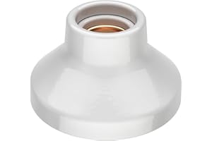 ledscom.de Oprawa sufitowa ELEKTRA, porcelana, biały połysk, 1x E27 maks. 300W