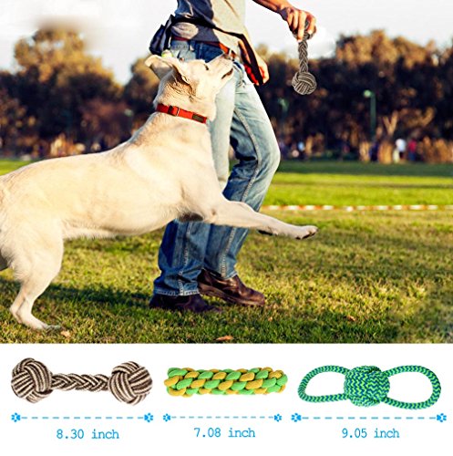 Lobeve-Dog-Chew-Toys-5-Pack-Gift-Set-Durable-puppy-Rope-Toy-Small-Set