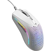 Glorious Model O 2 Mini Beyaz Kablolu Oyuncu Faresi: Hafif 49 gram, 26K Optik Sens&ouml;r, 80 Milyon Tıklama, 6 Programlanabilir D