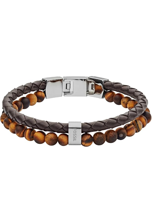 Bracelet Cuir Pour Fils - Cadeau 18 Ans, Message Personnalisé, Acier Inoxydable