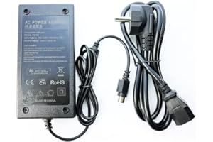 ENJOY-UNIQUE 24V 2A AC Netzteil Ladegerät Ladekabel kompatibel mit Epson Drucker PS170, PS180, DA-36E24, DA36E24, TM-L90, TM-T80, TM-J7600, TM-H6000