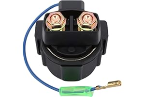 Yerbay Relè Avviamento Solenoide Per Yamaha XV125 VIRAGO 1997-2000/ XV240 1989/ XV250 Virago Route 66 1988-1990 1995-2008/ XV250 V-Star 2008-2011