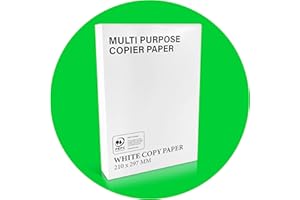 delka Multi-Purpose A4 Printer Paper, 75gsm A4 Paper, 1 Ream, 500 Sheets, White
