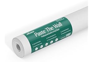 WINSOME Paste The Wall Lining Paper for Walls Paintable Wallpaper - Backing Paper Plain White Thick Painting Paper, Heavy Duty PVC Free and Breathable | 10m Roll