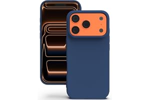 YATWIN Silicone Case for iPhone 17 Pro, Soft-Touch, Shockproof, DustProof, Antiskid Phone Cover for Apple iPhone 17 Pro - Dar