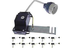 SARIKOM Pack of 10 Ceramic Gu10 Lamp Holder with Connection Terminal Box
