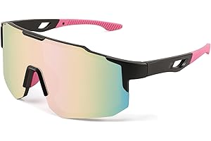 ‎FEISEDY FEISEDY Sport Sonnenbrille Herren Damen Fahrradbrille Radbrille Verspiegelt Sportbrille für MTB Rennrad Radfahren Biking Laufen Enduro mit UV400 Schutz B2388