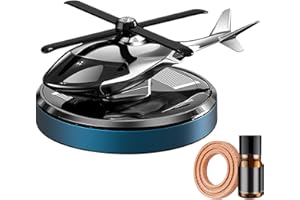 Rrlihjgu Helicopter Solar Car Air Freshener,Helicopter Shape Dashboard Car Aromatherapy Diffuser | Helicopter Solar Energy Rotating Aromatherapy Diffuser for Car, SUV, Truck