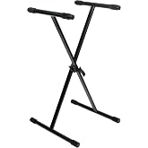 Gator Frameworks GFW-KEY-1000X | Standart X Tarzı Klavye Standı (Y&uuml;kleme kapasitesi: 45kg)