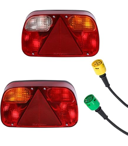 PROZOR LED Rücklicht Set 12V Verkabelt Anhänger Beleuchtung 7 Polig 7