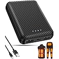10000mAh Power Bank with Dual USB Port, FERNIDA 5V Portable Charger for Heated Apparel, Heated Vest, Heated Pants and Mobile Electric Device