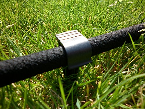 100 Stück GARTENSCHLAUCH ANKER Boden Befestigungsanker für Tropfschlauch Perlschlauch - 3