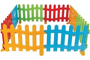 Pilsan Spielzaun, Plastikzaun, Laufgitter 06192, 8 Elemente 71,5 x 47 x 3 cm