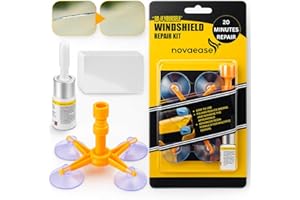 novaease Windscreen Repair Kit Car Windscreen Crack Repair Kit for Fix Auto Windscreen Glass Windshield Repair for Cracks Scratch Chips Glass Repair