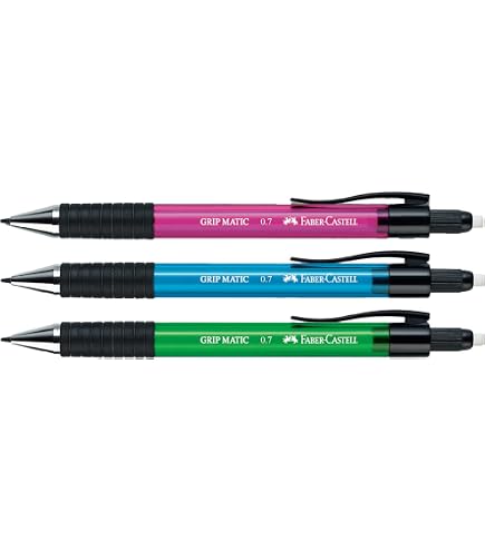 Porte-Mine Faber-Castell GRIP 1347 - Mine 0,7 Mm B - Gomme Intégrée - Rose Shadow