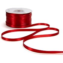 Rotolo Di Nastro Di Raso Rosso, Larghezza 3,8 Cm, Lunghezza 91,4 Metri, Per Bouquet, Inviti, Confezioni Regalo E Decorazioni Fai Da Te