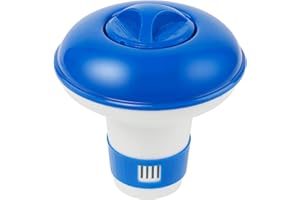 ACHANFLY 5 Inch Removable Floating Tablets Dispenser for Hot Tub & Pool Chemicals, Adjustable Chlorine Tablets Granules Floater