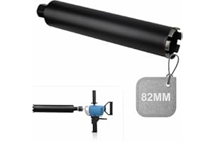 CPROSP 1¼" Diamantbohrkrone, Kernbohrkrone DM 82mm, L 420mm, Kernbohrer für Bohren in in Beton, Stahlbeton, Mauerwerk und Stein
