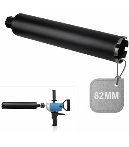 Foret Diamant Carotteuse Wiltec Ø 108mm - Pour Béton, Carrelage, Granit - Forage à Sec/humide - Métal Fritté