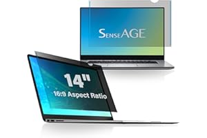 SenseAGE Pellicola salvaschermo per Laptop Widescreen da 14 Pollici, Riduce la Protezione dello Schermo per la Privacy della Luce Blu per Notebook