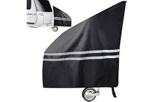 GOMETY Pferdeanhänger Deichselabdeckung, Abriebfest Deichselhaube Pferdeanhänger Deichselabdeckung 600D Oxford Gewebe Kratzfest Wasserdicht Langlebig UV-beständig Kratzfest Abdeckung für Anhängerdeichsel
