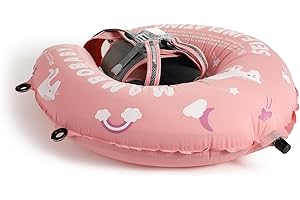 ‎HECCEI HECCEI Schwimmring Baby, Mambobaby Selbstaufblasbar Baby Schwimmhilfe Kompaktes Faltbares Design Schwimmreifen Perfekter Schwimmtrainer für Kinder von 3 bis 24 Monaten