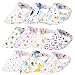 GHB Bandana Dribble Bib for Babies and Toddler 10-Pack