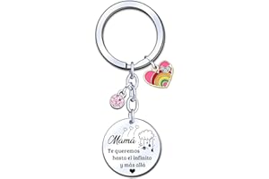 ZYMGUO Regalo Mamá Madre Llavero,Regalo para el día de la madre,Regalo Llavero Cumpleaños para Mamá,Regalo Mamá Cumpleaños,Navidad,día de la madre