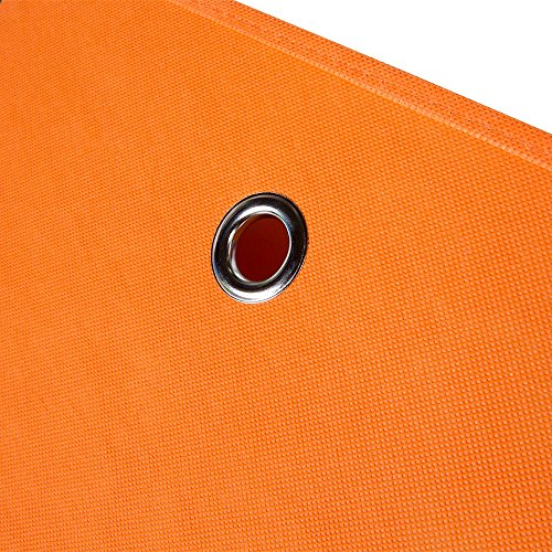 4er Set Faltbox in der Farbe Orange 32 x 32 cm Faltkiste Regalkorb Regalbox Kinderbox Einschubkorb Aufbewahrungsbox Stoffbox - 4