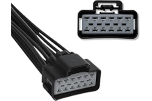 AUTO OCCASION Automotive Heated/Cooled Seat Module Connector Wire Assembly with 7.67'' Compatible with 2003-2019 Ford F150 F250 Explorer Mustang Fusion Lincoln MKS Mercury Milan 12 Leads