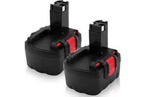 IBANTI 【2 opakowanie】 3600mAh BAT038 zamiennik do Bosch akumulatora 14,4 V Ni-MH BAT038 BAT140 BAT159 BAT040 BAT041 akumulatorowe elektronarzędzia