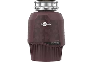 Insinkerator Evolution Plus 750 EC - Tritatutto da cucina con motore a induzione da 0,75 CV con interruttore dell'aria