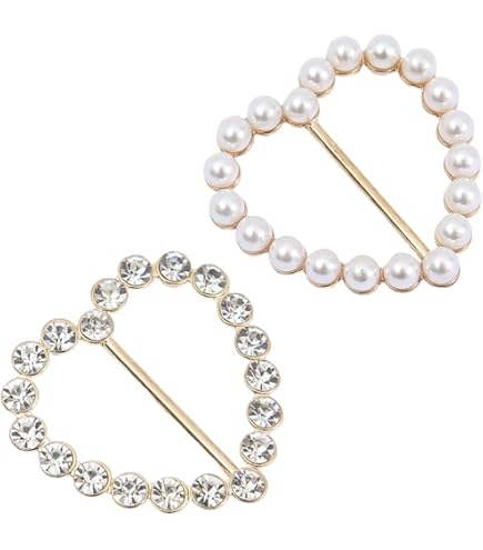 Fermagli E Spille Per Sciarpe Donna - Set 4 Pezzi Multicolore