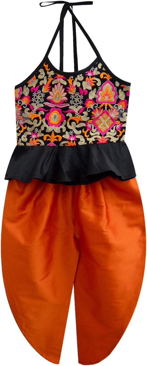 A.T.U.N. (ALL THINGS UBER NICE) Girl's Full Length Ethnicwear Indo Western Party Dress