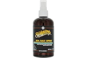 Suavecito Meersalzspray für Männer, texturierendes und volumengebendes Haarspray, sorgt für natürliche Strandwellen und ein mattes Finish, leichte, nicht klebende Formel mit erfrischendem Duft, 237ml