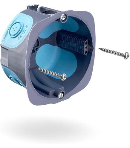 Base Enchufe Industrial Hembra 2P T 250V IP67 Empotrar Azul 16 A