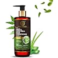 Khadi Natural Neem & Aloevera Hair Conditioner | Anti-Dandruff| Conditioner for Soft Hair | Paraben, Silicon & Sulphate Free| Powered Botanics| 310 ml