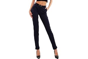 Toocool Pantaloni Donna Classici Eleganti Tasche Vita Bassa Cintura AS-28251