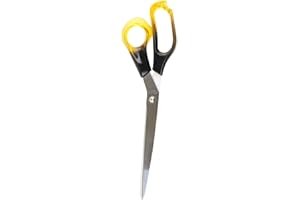 GRUNWERG Sister 511/2 Hand Ground & Polished Wallpaper Scissors with Two-tone Acrylic Handle, 10 Inch, Stainless Steel, 25 x 7 x 1 cm