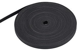 TANGXI Cinghia Dentata della Stampante 3D,10mm Larghezza GT2 Cinghia Dentata Sincrona per RepRap Pursa i3 Wanhao Anycubic Ender 3 CR10 CNC Eewolf (1m, 2m, 3m, 5m, 10m)(10m)
