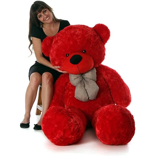 Teddy Bear for Girl Cute Toys Birthday Gift for Girls, Boyfriend, Husband, Wedding, for Couple Special Home Decorative Decoration, (3 Feet) (Red) Valentine Day