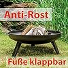 Feuerschale 79 Cm Barcelona Beine Anti Rost Lackiert Klappbare Und Abnehmbare Beine