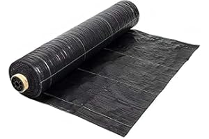 LUCATEX IBERICA Lucatex - Rollo negro de malla antihierbas 1,10 x 10 metros, para césped artificial, huerto, tierra, jardín, evita que aparezcan malas hierbas, instalación césped artificial…