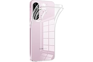 Captor Cover Samsung A56 5G, Custodia Trasparente in Silicone TPU Morbido, Sottile, Antiurto, Protezione Fotocamera, Anti-Ingiallimento, Flessibile e Resistente per Cover A56 5G Samsung