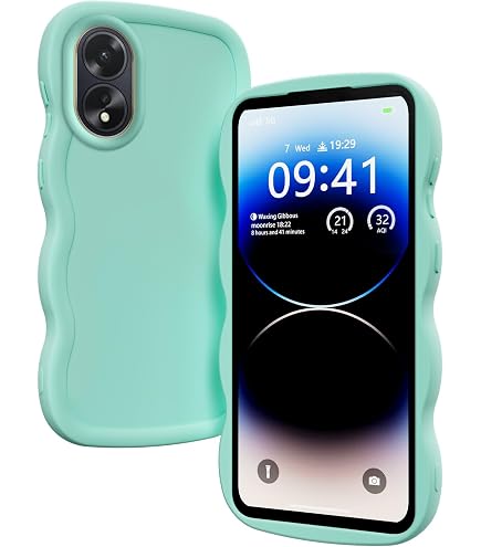 BORYA Silicone Cover per OPPO A38 4G/OPPO A18 4G, Ultra Sottile Antiurto Morbida Antigraffio Premio TPU Custodia, Elegante Semplice Colore Modello Caso con Fodera Microfibra. P8