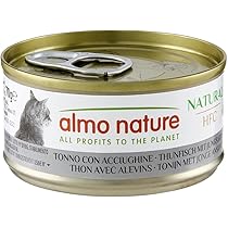 Almo Nature HFC - Alimento Umido Per Gatti Tonno E Vongole, 6x70g
