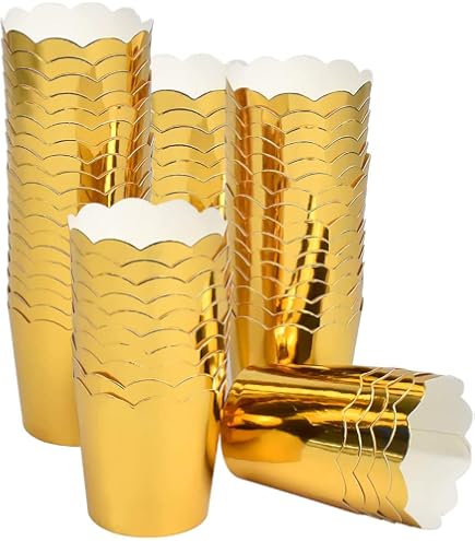 JarThenaAMCS Lot de 50 caissettes à muffins en papier dégradé pour mariage, anniversaire, Saint-Valentin JarThenaAMCS Lot de 50 caissettes à muffins en papier dégradé pour mariage, anniversaire, Saint-Valentin